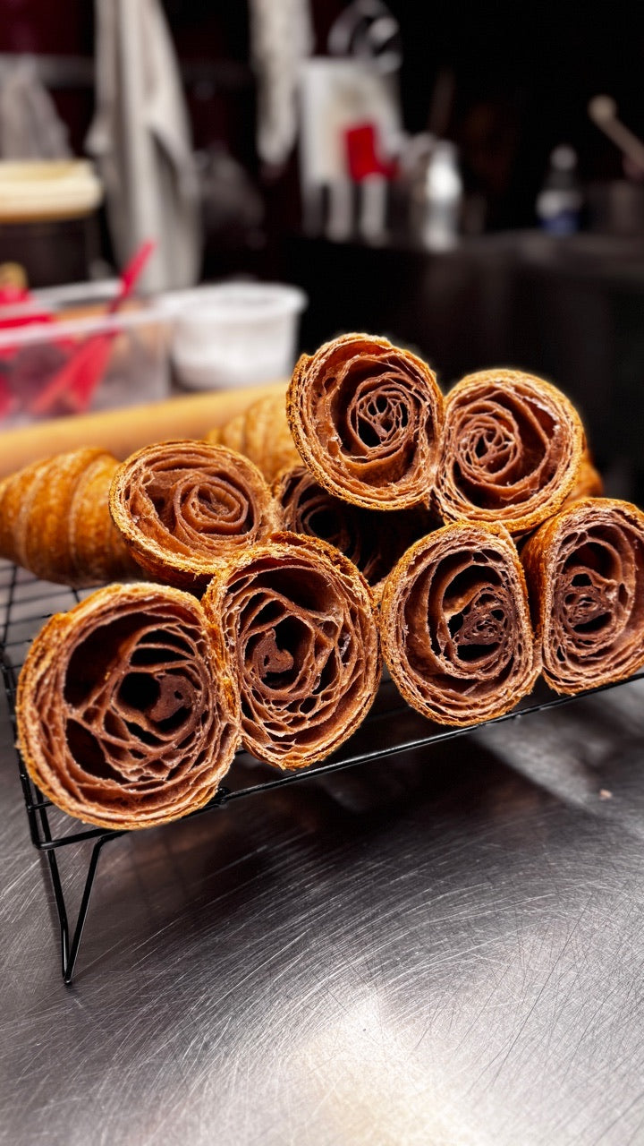 Croissant con cacao e farina di sorgo