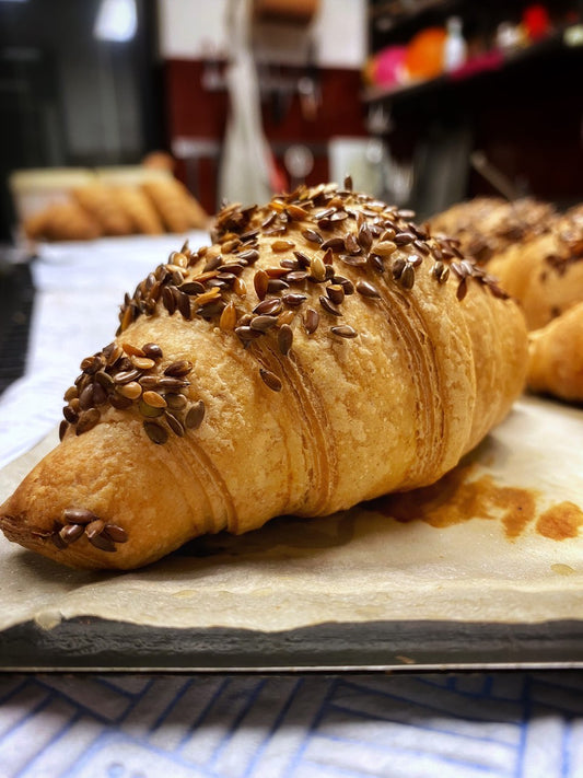 Croissant salati sfogliati