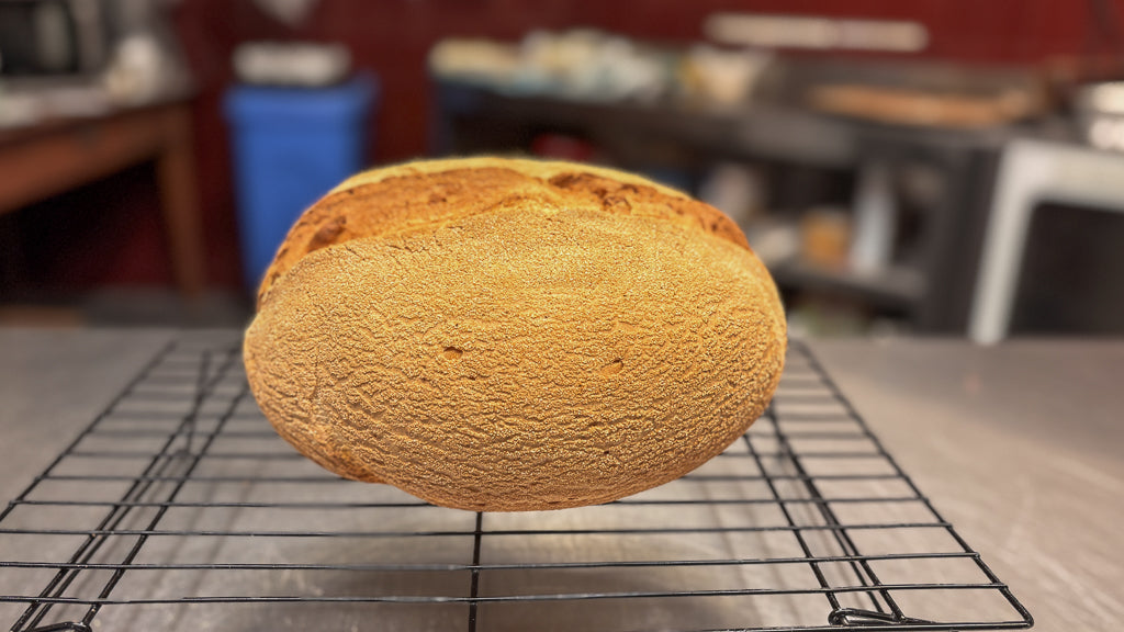 Pagnotta con farina di riso e sorgo a lievitazione veloce
