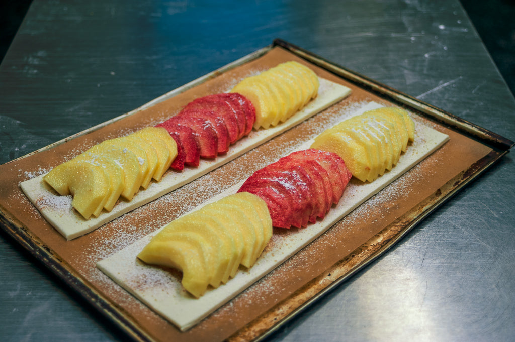 Pasta sfoglia con melange (burro + margarina)