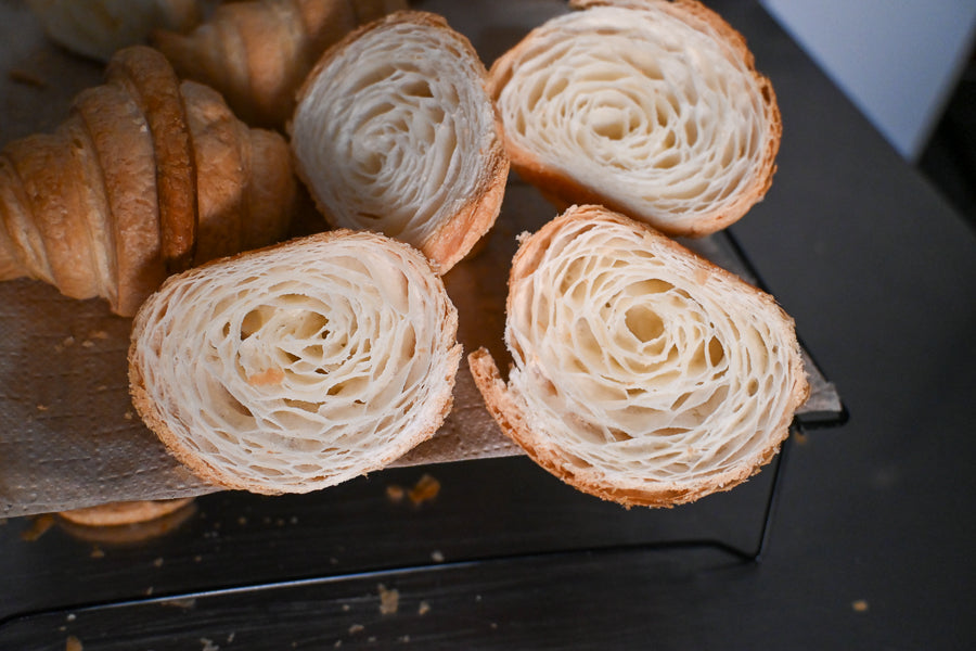 Croissant dolci con base amido di mais