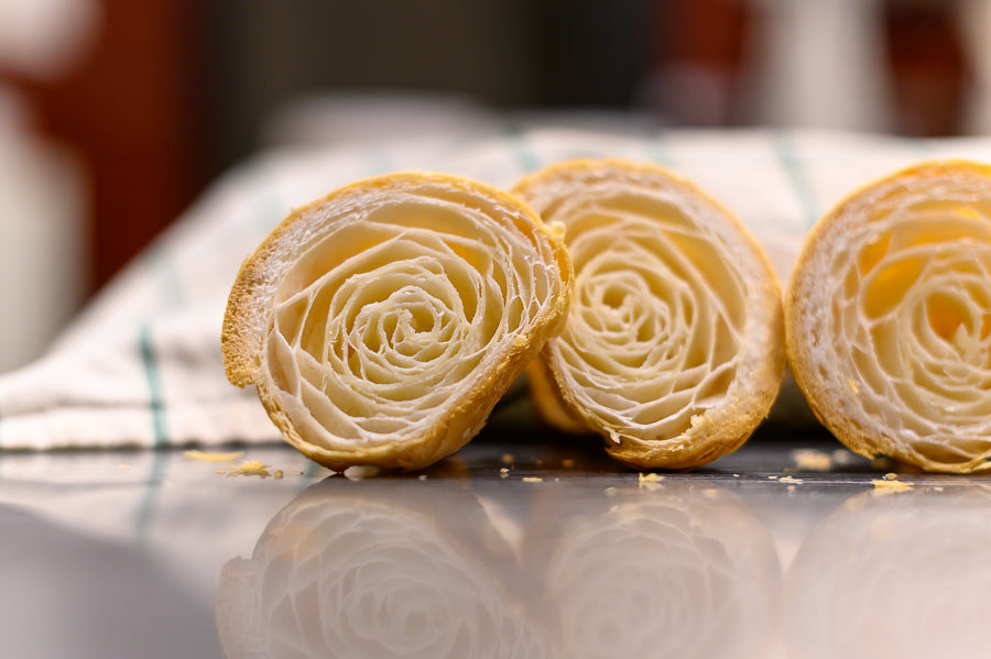 Miscela per croissant e sfogliati dolci con base fecola di patate