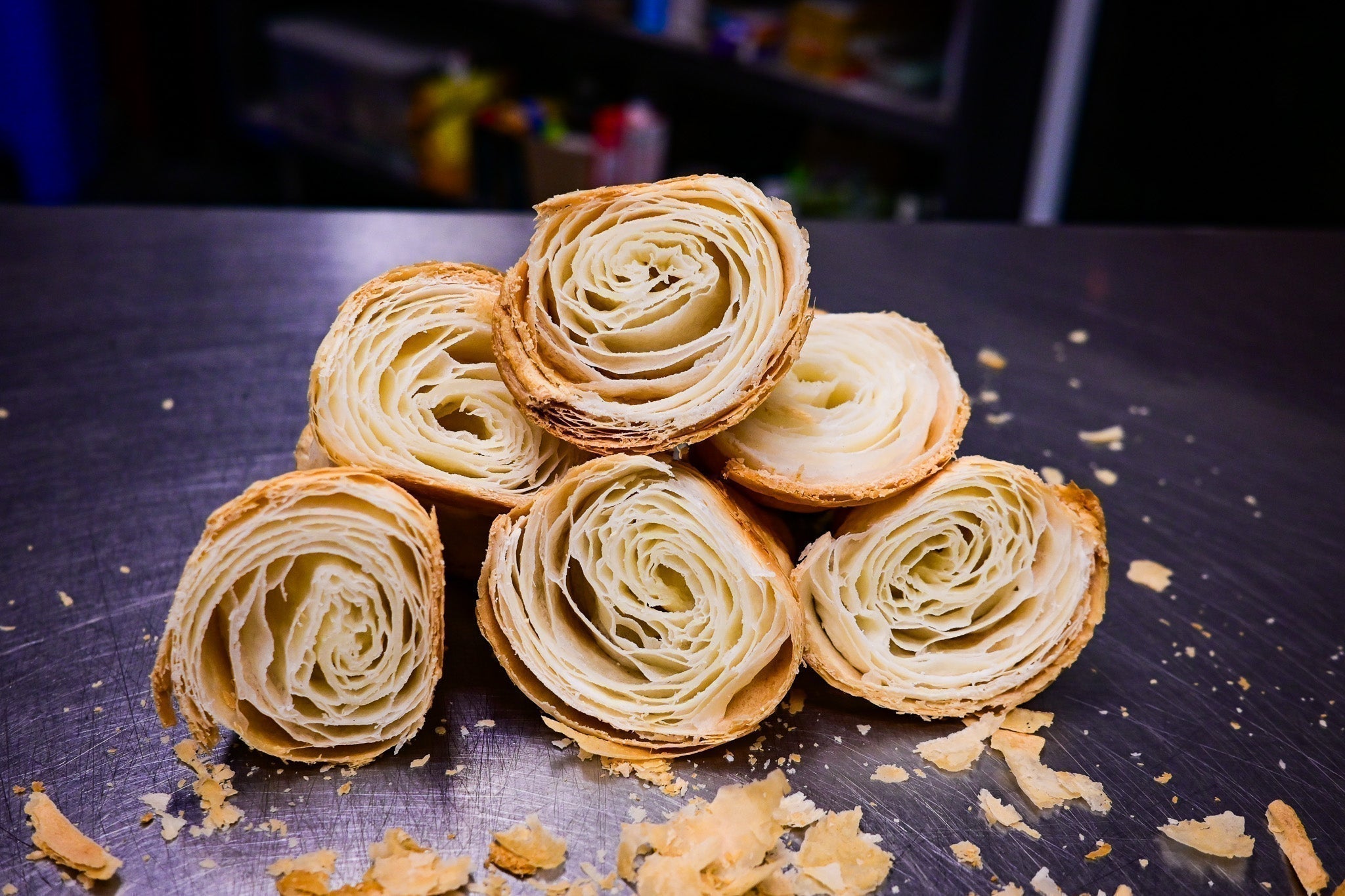 Croissant vegano con amido di mais