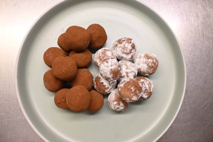 Tartufini al cioccolato, ovvero come riciclare i cornetti