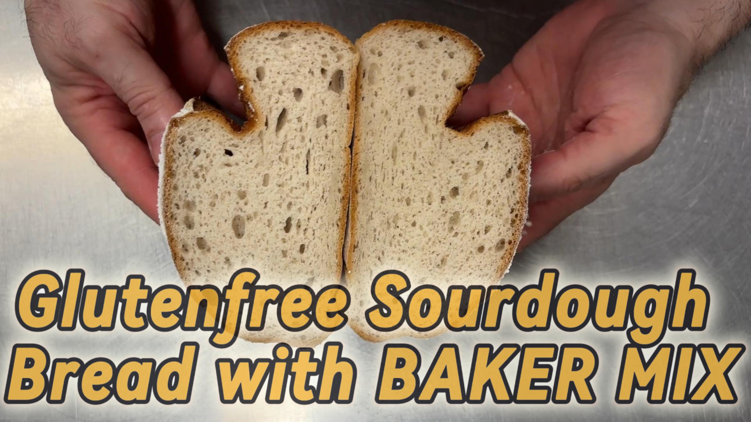 Load video: video tutorial for sourdough glutenfree bread with Baker Mix